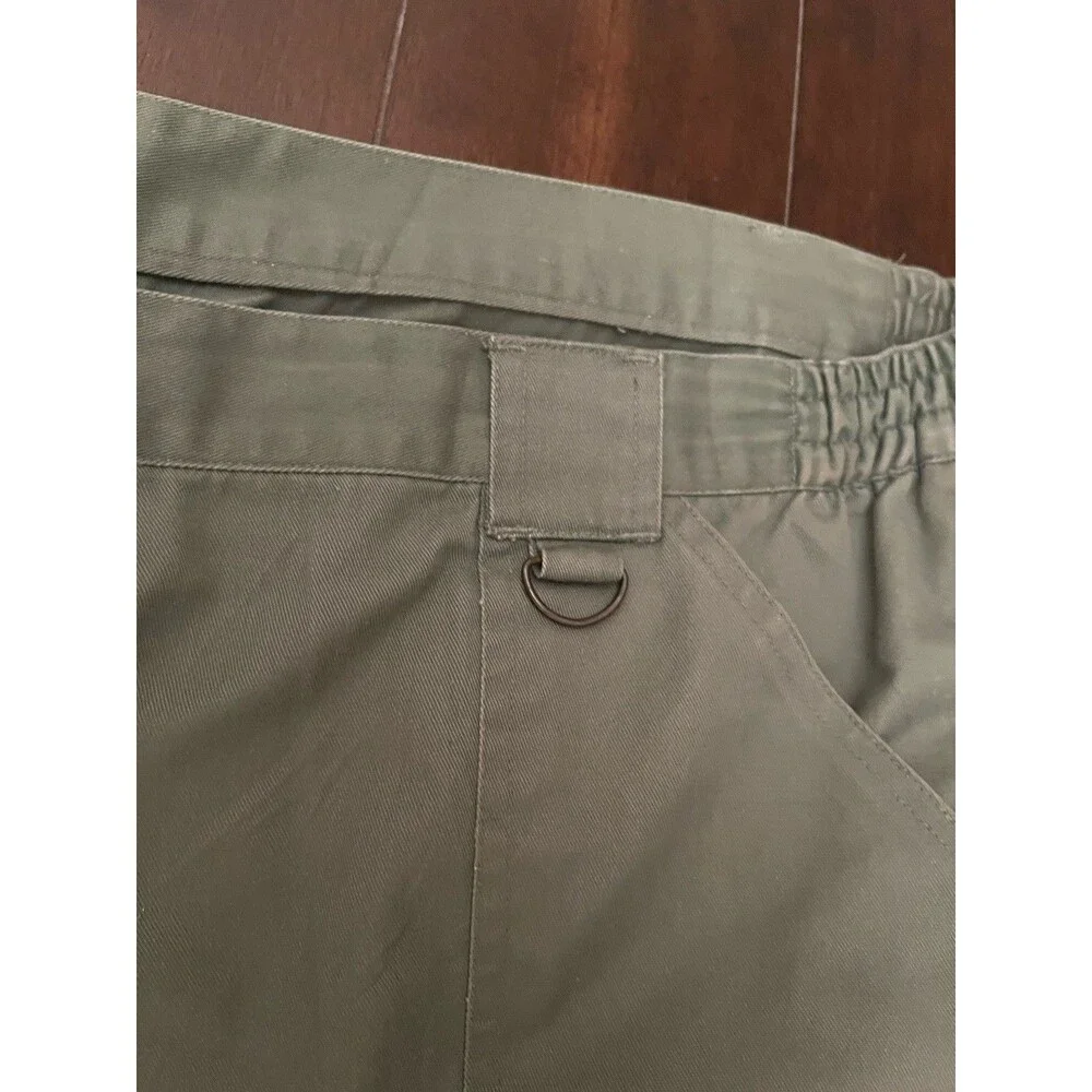 Haband Vintage Polyester Chino Dress Shorts Men's‎ 48 Khaki